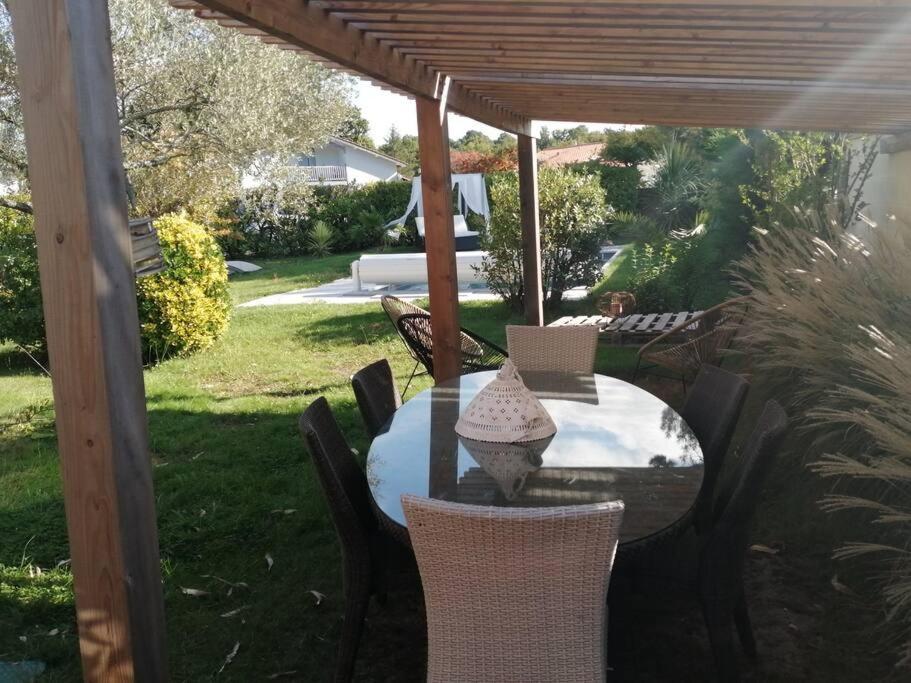 Maison Familiale En Bois Avec Piscine, Proche Du Bassin Gujan-Mestras Εξωτερικό φωτογραφία
